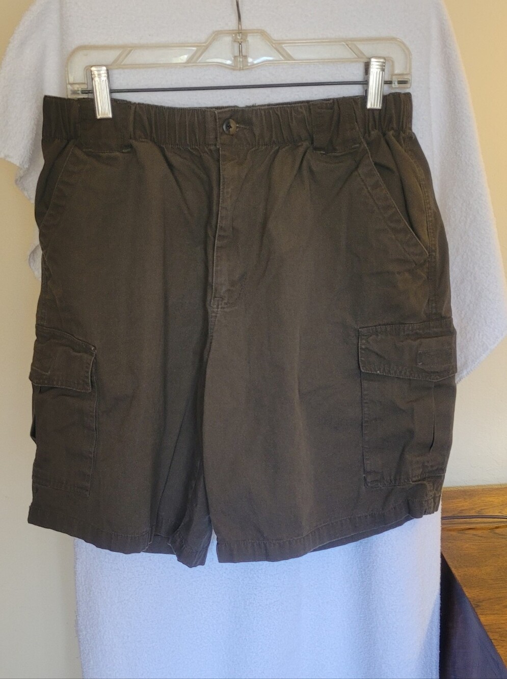 NEW Cherokee Men's Brown Utility/Cargo Shorts – Size Medium (34)